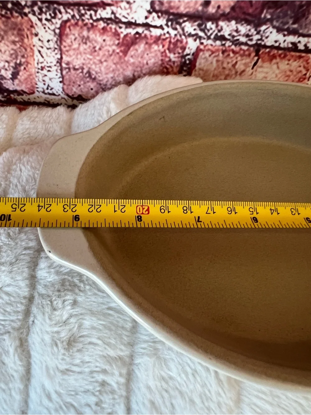 Pampered Chef Family Heritage Small Oval Baker Stoneware 05102